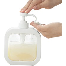 Yaci Shop Beyaz Stil 500 ml Mutfak Sıvı Sabun Dioom Duş Jeli Çamaşır Sıvı Depolama 500 Mlspenser Boş Pompa Şampuan Şişesi Bulaşık Sabunu Kabı Bathr (Yurt Dışından)