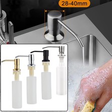 Yaci Shop Siyah Stil 300 ml Mutfak Sabunluk Lavabo Sıvı Dağıtıcı Siyah Abs Dağıtıcı Deterjan Sıvı Sabunluk Pompaları Sıcak！ (Yurt Dışından)