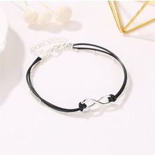 Mingming Shop NO.11120 Boyutu Yeni Halhal Şanslı 8 Yaratıcı Karakter El Halat Boncuk Zincir Halhal Ayak Takı Bacak Yeni Ayak Bileği Ayak Bileği Bilezik Bayanlar Bacak Zinciri (Yurt Dışından)