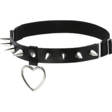Mingming Shop Kırmızı Punk Kalp Bacak Kayışı Kemer Başak Çıtçıt Uyluk Demeti Kadın Kızlar Goth Cosplay Aksesuarları Harajuku Egirl Takı (Yurt Dışından)