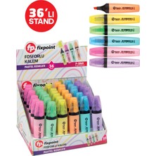 Fixpoint Fosforlu Kalem Pastel Fixpoint P 5860 36'lı