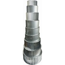 Orfan Çap 215 Boy 90 Delik 24 mm Sağ Yön Radyal Fan Pervanesi