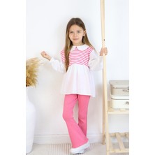 MiaBaby Bebe Yaka Çizgili Ispanyol Ikili Takım