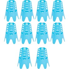 Guitar 10 Adet Golf Mat Tees, Golf Simülatörü Tees, Sürüş Poligonu Için Uygulama Tees, Ev Eğitimi, Mavi L (Yurt Dışından)