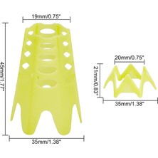 Guitar 10 Adet Golf Mat Tees, Golf Simülatörü Tees, Sürüş Poligonu Için Uygulama Tees, Ev Eğitimi, Mavi L (Yurt Dışından)