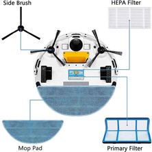 Blueleskyy Ilıfe V3 V3S V3S Pro V5S V5S Pro Birincil/filtreler, Yan Fırçalar Için (Yurt Dışından)