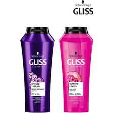 Gliss Intense Therapy Şampuan 500 ml + Supreme Lenght 500 ml Şampuan