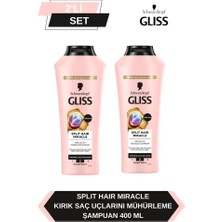 Gliss Split Hair Miracle Şampuan 400 ml x 2 Adet