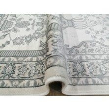 Pırlanta Karya Akrilik Yumuşak Parlak Iplik Dokuma Seccade 78x125 Cm KREM