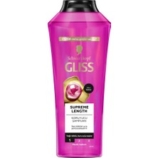 Gliss Supreme Length Uzun Saçlara Özel Şampuan 400 ml x 3 Adet