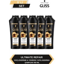 Gliss Ultimate Repair Şampuan 400ML x 5'li Set