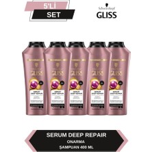 Gliss Serum Deep Repair Onarıcı Şampuan 400 ml x 5 Adet