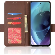 Mays Shop Motorola Moto G51 Manyetik Cüzdan Yan Toka Kart Yuvaları Tutucu Için Kılıf (Yurt Dışından)