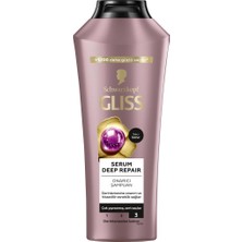 Gliss Serum Deep Repair Onarıcı Şampuan 400 ml ve Durulanmayan Sıvı Saç Kremi 200 ml