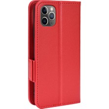 Mays Shop Iphone 11 Için Kılıf Pro Yan Toka Cüzdan Manyetik Pu Deri Kart Yuvaları (Yurt Dışından)