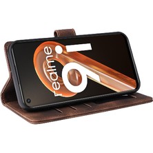 Mays Shop Realme 9i Deri Kılıf Için Flip Case Basit Iş Darbeye Dayanıklı Flip (Yurt Dışından)