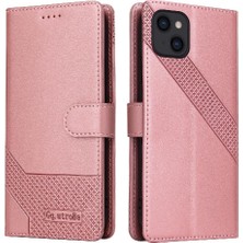 Mays Shop Iphone 15 Için Flip Case Premium Deri Kickstand Premium Deri Iki (Yurt Dışından)