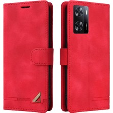 Mays Shop Oppo A57 4g Için Flip Case Kapak Cüzdan Darbeye Basit Iş (Yurt Dışından)