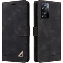 Mays Shop Oppo A57 4g Için Flip Case Kapak Cüzdan Darbeye Basit Iş (Yurt Dışından)