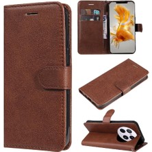 Mays Shop Kart Yuvası Cüzdan ile Huawei Mate 50 Pro Klasik Düz Renk Için Flip Case (Yurt Dışından)