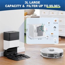 Mirror32 S7 Maxv Ultra/s7 Pro Ultra/s7 Max Ultra Robotlu Süpürge Ana Yan Fırça Hepa Filtre Yedek Parçaları (Yurt Dışından)