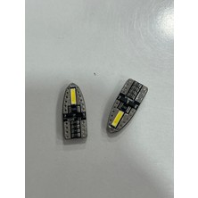 Kgn LED Ampul 12V T10 Dipsiz Canbus 2smd 7020BEYAZ