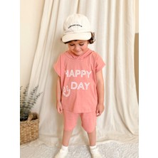 MiaBaby Kapüşonlu Yazlık Baskılı Takım