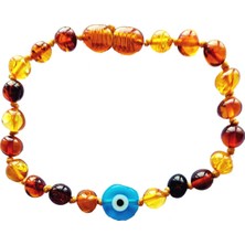 Pigado Gerçek Damla Kehribar Bebek Dişi Bileklik