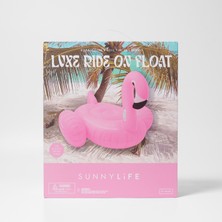 Sunnylife Flamingo Binilebilir Şişme Deniz Yatağı