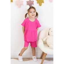 MiaBaby Fırfırlı Şortlu Takım