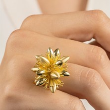Usho Jewelry 925 Ayar Gümüş Özel Tasarım Alaz Yüzük