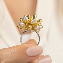 Usho Jewelry 925 Ayar Gümüş Özel Tasarım Alaz Yüzük