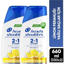 Head&Shoulders H&s Şampuan Limon Ferahlığı 2in1 330 ml X2 Adet