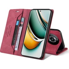 SZY Market Realme 11 Pro Premium Deri Kickstand Iki Kart Yuvaları Premium Için Kılıf (Yurt Dışından)