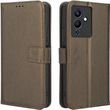 SZY Market Infinix Not 12 Pro 5g Kart Tutucu Kapak Için Kılıf Kickstand Manyetik Cüzdan (Yurt Dışından)