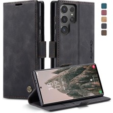 SZY Market Samsung Galaxy S24 Için Flip Case Ultra 5g Flip Folio Kitap Manyetik Kapatma (Yurt Dışından)