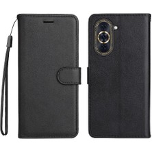 SZY Market Kart Yuvası ile Huawei Nova 10 Pro Için Flip Case Yüksek Kalite Deri Telefon (Yurt Dışından)