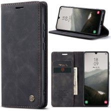 SZY Market Samsung Galaxy A34 5g Için Flip Case Vintage Pu Deri Cüzdan Kılıf Kartı (Yurt Dışından)