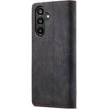 SZY Market Samsung Galaxy A34 5g Için Flip Case Vintage Pu Deri Cüzdan Kılıf Kartı (Yurt Dışından)