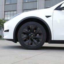 Netaş Tesla Model Y 19 Inç Jant Kapağı Stil 7 Mat Siyah