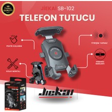 Jiekai SB-102 Ayna ve Gidon Bağlantılı Motosiklet Telefon Tutucu