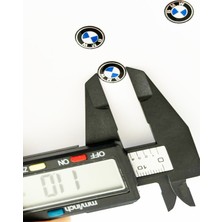 Sateknoloji Bmw Kumanda Anahtar Logosu (Mavi BEYAZ-11MM)