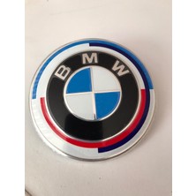 Sateknoloji Bmw F30 Ön Kaput Logosu 3pin 50.yıl Serisi Özel (Newtype Mavi-Beyaz 51767288752)