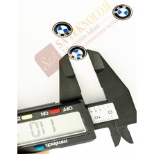 Sateknoloji Bmw Kumanda Anahtar Logosu (Mavi BEYAZ-11MM)