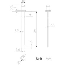 Tograt 3mm Arduino LED Diyot Zümrüt Yeşili - 10 Adet