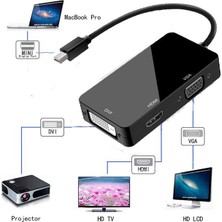 Tograt Mini Displayport To HDMI - DVI - VGA Thunderbolt Çevirici