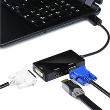 Tograt Mini Displayport To HDMI - DVI - VGA Thunderbolt Çevirici