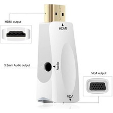 Tograt HDMI To VGA Ses Görüntü Dönüştürücüsü