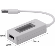 Tograt USB Voltmetre - Ampermetre ve Watt Ölçüm Cihazı