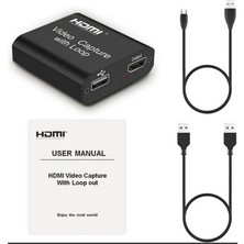 Tograt 4K HDMI Çift Çıkışlı Görüntü Yakalama Kartı